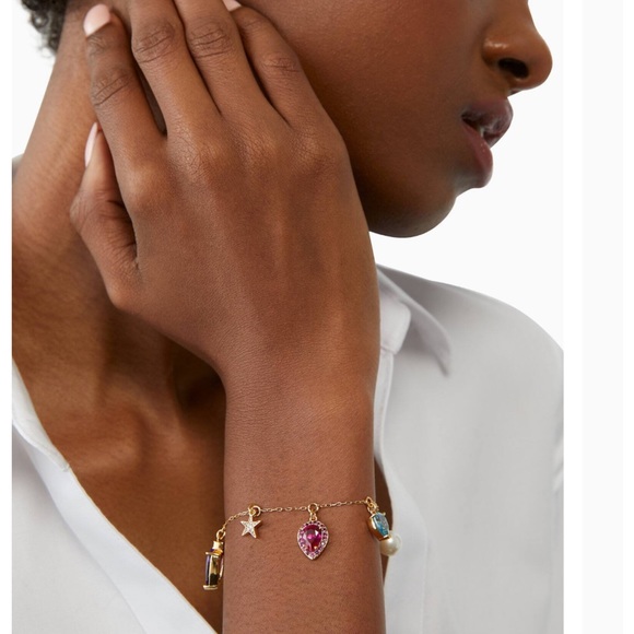KATE SPADE • Light Up The Room Holiday Charm Bracelet - Picture 2 of 4